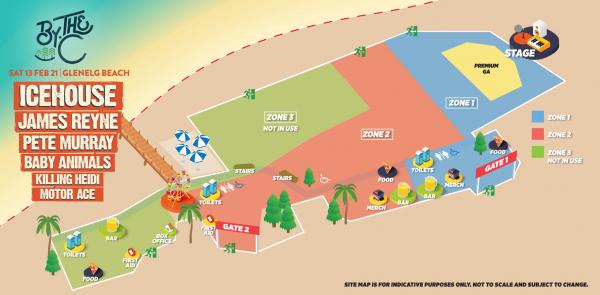 By the C Glenelg venue map V4